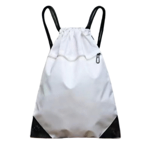 Football / Basketball Drawstring Bag with Zip-Top