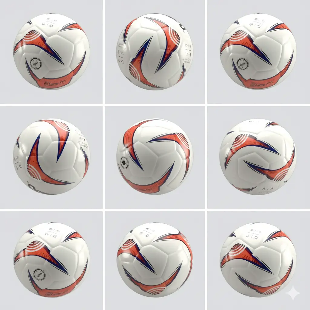 Football-TS Red White - 图片 3